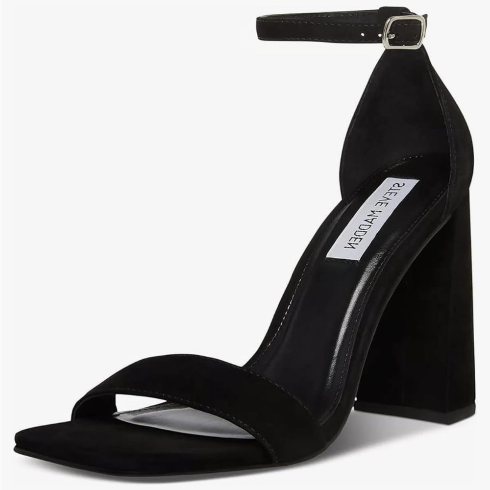 Steve Madden Women's Tiaa Heeled Sandal | Black Size 8